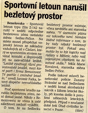 Benešovský deník 11. 2. 2003