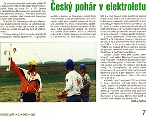 esk pohr v elektroletu, Model 8/1995