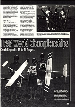Mistrovstv svta FAI F5B, F5D, Q&EFI 6/1996